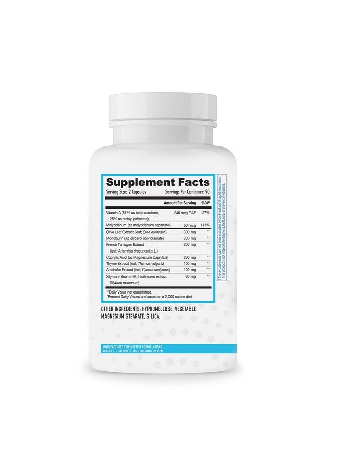 NuEthix Formulations Gut Defender+ Microbiome Balance Dietary Supplement 180 Capsules 90 Servings  - Image 3
