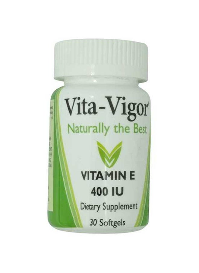 Vita-Vigor Vitamin E 400Iu- 30 Softgels 