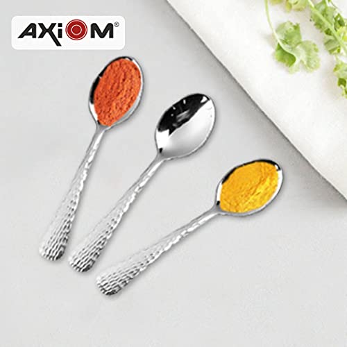 AXIOM Stainless Steel Spoons Set of 24 Small Spoons. Tiny Spoons for Coffee, Tea, Sugar, & Spices. Mini Spoons for Kids - Image 5