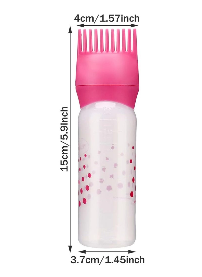 Spaceshoop Hair Oil Applicator Bottle with Root Comb, 160ml, for Hair Treatment and Colouring  - Image 5