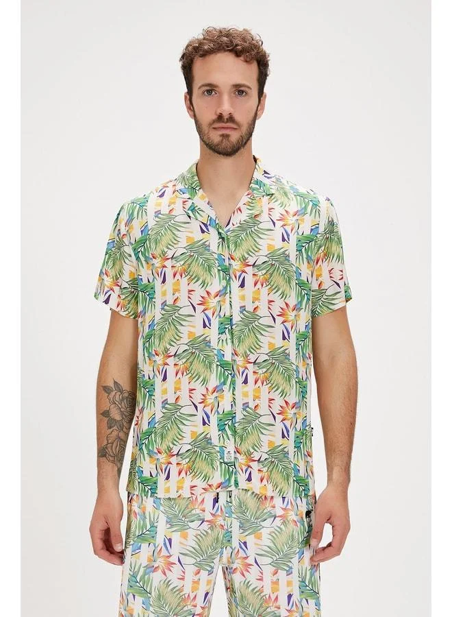 Bad Bear  Bloom White Printed Men's Shirt. for Men | Best Price UAE