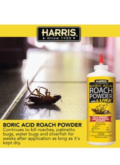 Harris Harris Boric Acid Roach Powder with Lure 453g  - Image 3