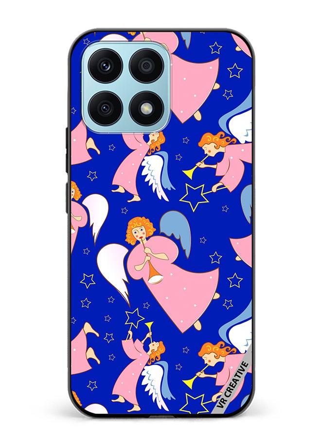 VR CREATIVE Protective Case Cover For Honor X8a Christmas Angels With Flutes Design Multicolour - Image 1