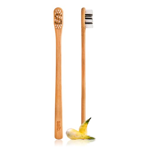 Salt. Oral Care Eden Bamboo Toothbrush for Adults | Eco-Friendly & Biodegradable | BPA-Free | Gentle Bristles & Small Head | Vegan-Friendly | Ergonomic Design | Travel-Friendly - Image 1
