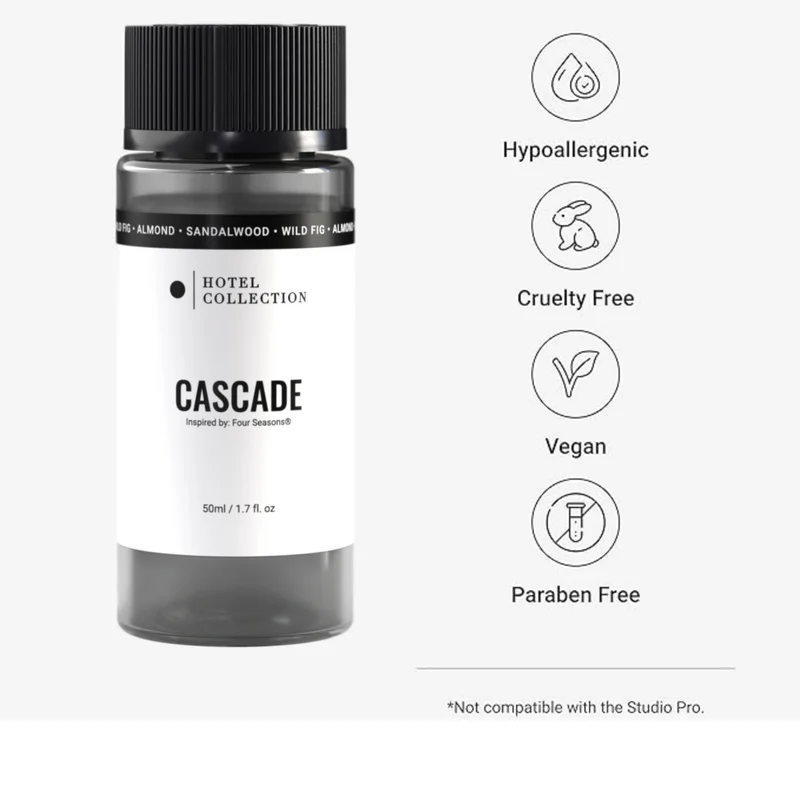 Hotel Collection  Cascade Fragrance Oil Blend - Hotel Inspired for Luxury Essential Oil Diffusers - Aromatherapy Scent Diffuser Oil - Wild Fig, Almond, and Sandalwood- 50 mL, 1.7 fl oz  | Best Price UAE