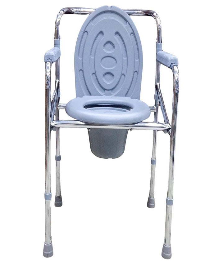 Renewa Commode Chair for Toilet Adults Height Adjustable Commode Chair with Armrests W-38 Commode Chair for Toilet Adult - Image 1