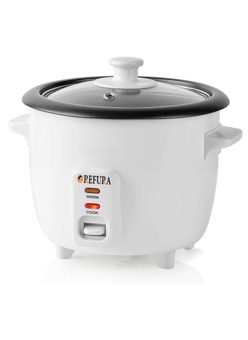 2 in 1 Rice Cooker & Steamer 1.8 L / Non-Stick Removable Bowl / Keep Warm Functionality / 700 Watts / Includes Measuring Cup & Spatula | RE-620 | Kitchen Appliances