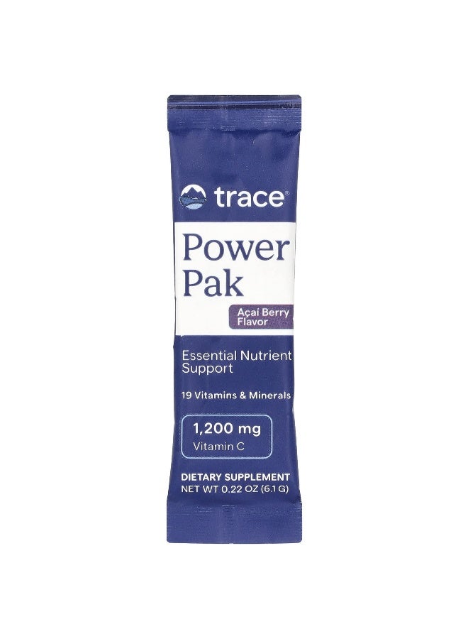 Trace, Power Pak, Acai Berry, 30 Stick Packets, 0.22 oz (6.1 g) Each - Image 3