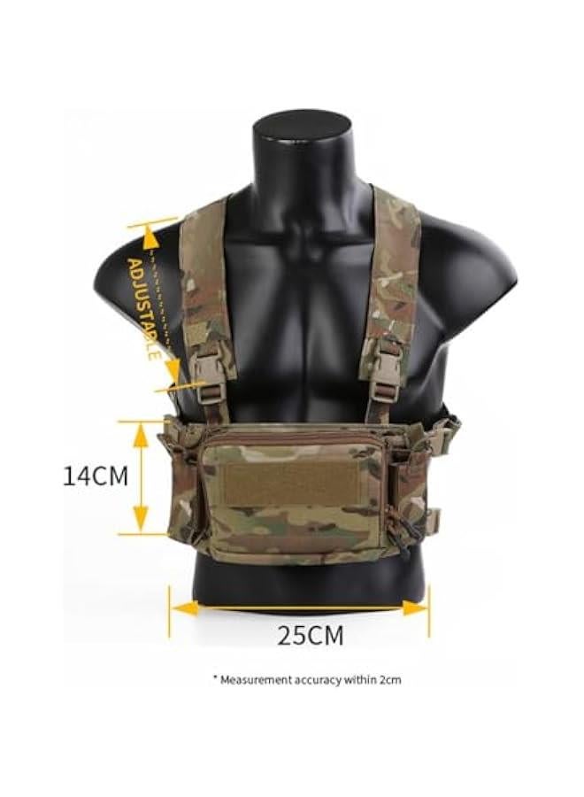 Generic D3CR Micro Chest Vest,Mini Style,Compatible with Chest Strap/Tac Backpack/Tac Vest,Uni  - Image 3
