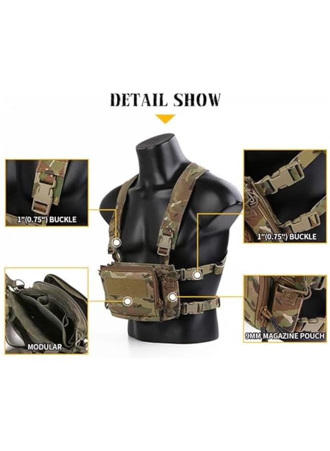 Generic D3CR Micro Chest Vest,Mini Style,Compatible with Chest Strap/Tac Backpack/Tac Vest,Uni  - Image 4