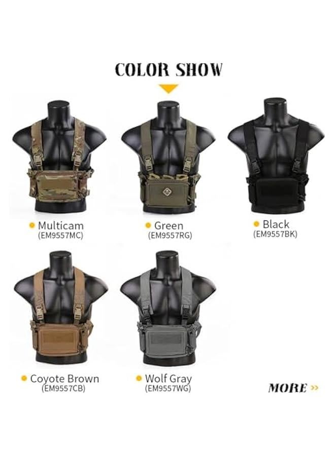 Generic D3CR Micro Chest Vest,Mini Style,Compatible with Chest Strap/Tac Backpack/Tac Vest,Uni  - Image 5
