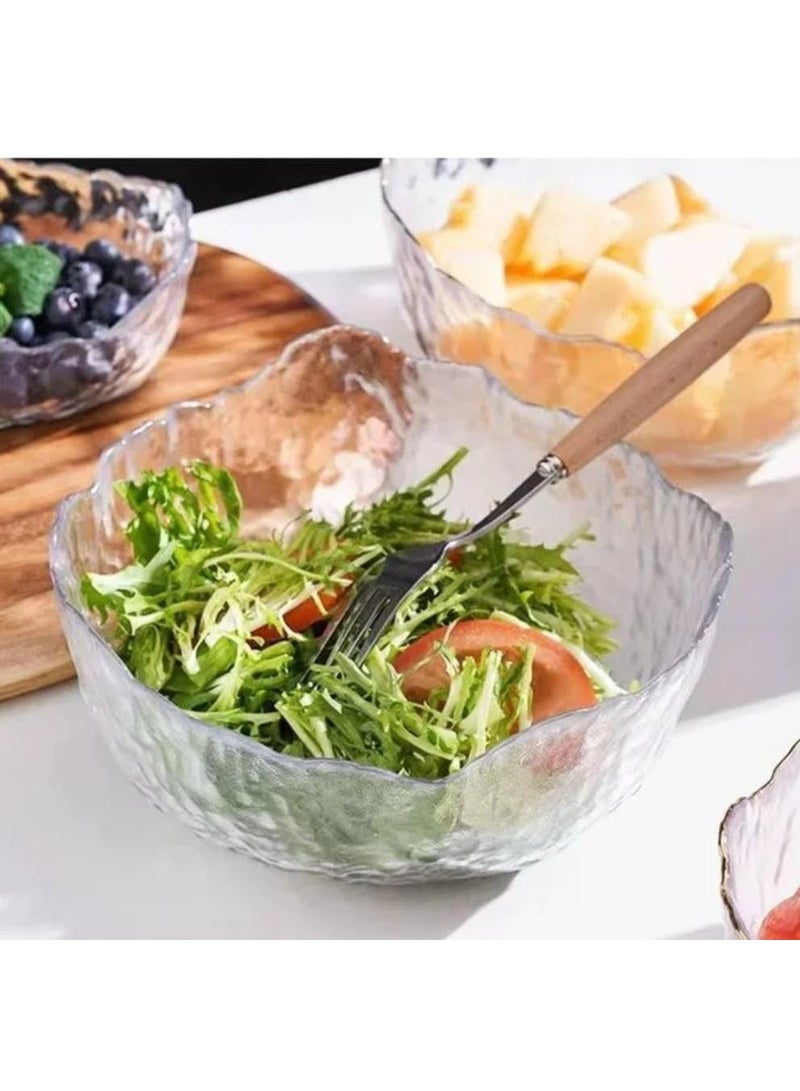 طقم خشاف عصري – 3 أوعية زجاجية بمقاسات مختلفة | تصميم أنيق متعدد الاستخدامات طقم خشاف زجاجي   أوعية زجاجية شفافة   أكواب خشاف مقاسات مختلفة   طقم تقديم عصري   صحون زجاج خشاف   زجاج حراري - Image 4