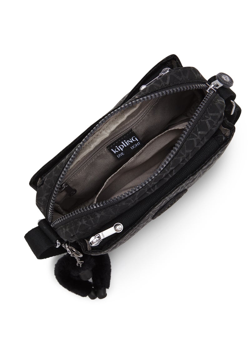 kipling Abanu Mini Crossbody Bag with Adjustable Shoulder Strap Signature Emb - Image 3