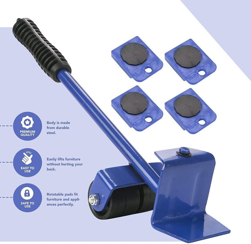 HEBEZON Furniture Shifting ToolFurniture Lifter Heavy Duty Furniture Lifter Sliders Easy Safe Moving Appliance Roller Suitable Sofas Couches Refrigerators Adjustable Height - Image 3