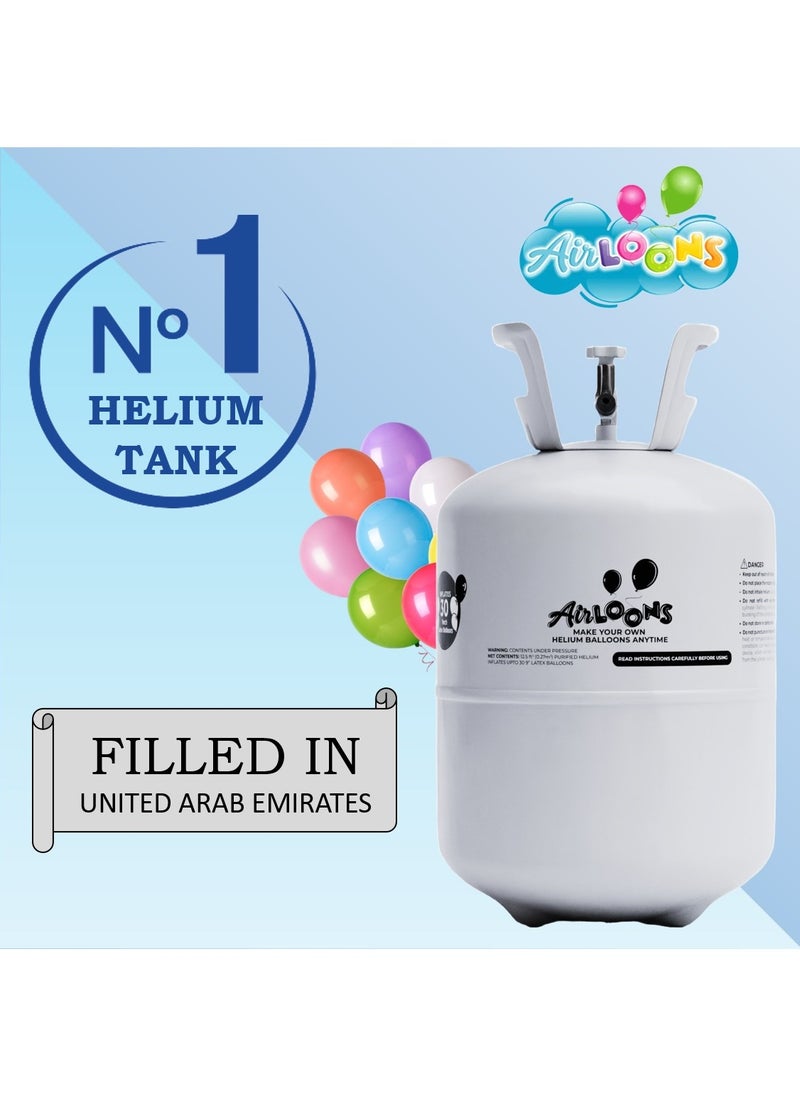 Airloons Airloons Portable Helium Balloon Kit Helium Tank With 30 Latex Balloons  - Image 3