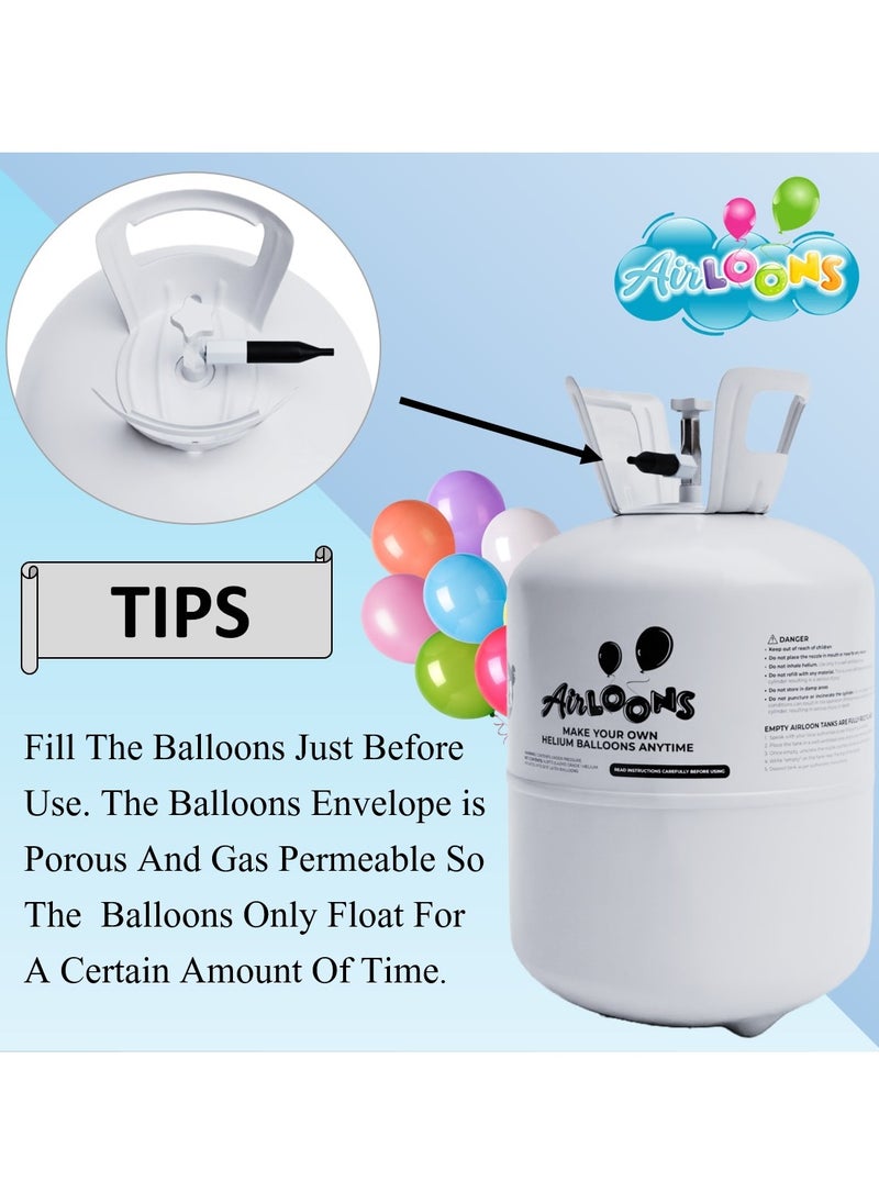 Airloons Airloons Portable Helium Balloon Kit Helium Tank With 30 Latex Balloons  - Image 2
