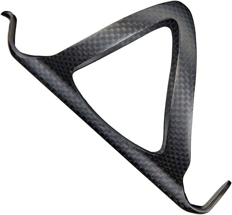Supacaz Fly Bicycle Bottle Cage – Carbon Fiber Bike Bottle Holder – Ultra-Lightweight & Stiff – Secure Grip – Black - Image 1