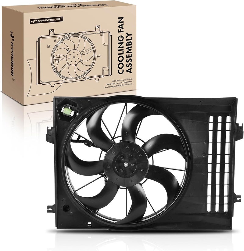 A-Premium Engine Radiator Cooling Fan Assembly for Kia Sportage - Image 1