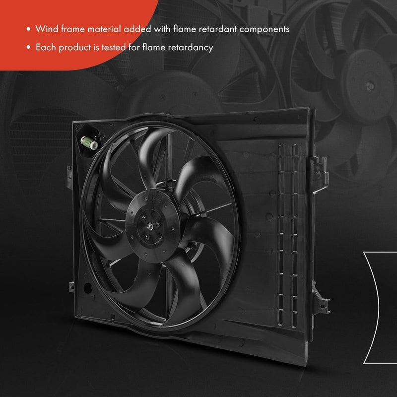 A-Premium Engine Radiator Cooling Fan Assembly for Kia Sportage - Image 3