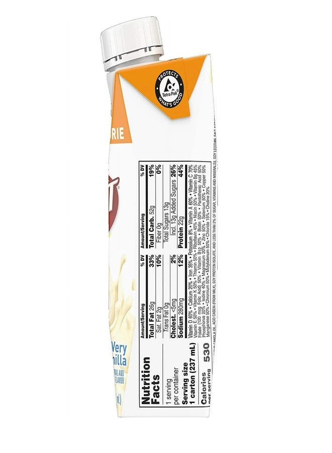 Boost Very High Calorie Nutritional Drink Very Vanilla, Made with Natural Vanilla Flavor & No Artificial Flavors, Colors & Sweeteners, 8 FL OZ (Pack of 12) - Image 4