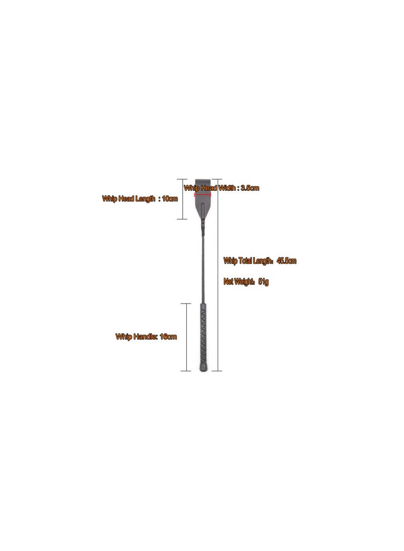 Generic 1-Piece Real Leather Riding Crop Whip,Genuine Top Premium Quality Equestrianism Horsewhip - Image 2