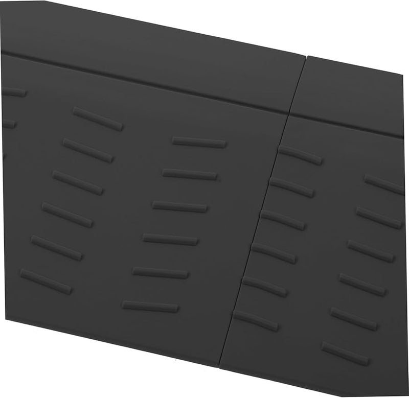 منحدر الكرسي المتحرك الأسود المجهز للدراجات البخارية سهلة التركيب والانتقالات السلسة فوق الدرجات - Image 4