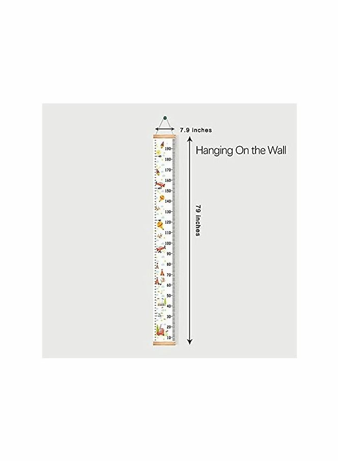 KASTWAVE Growth Height Chart Handing Ruler Wall Decor for Kids - Image 4