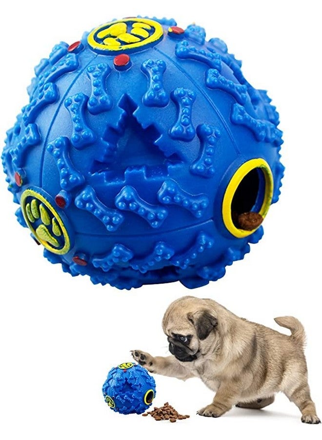 كرات مكافأة للكلاب، لعبة توزيع مكافأة مطاطية للكلاب التي تمضغ بقوة، ألعاب ألغاز تفاعلية بطيئة التغذية لتنظيف الأسنان (متعددة الألوان) - Image 1