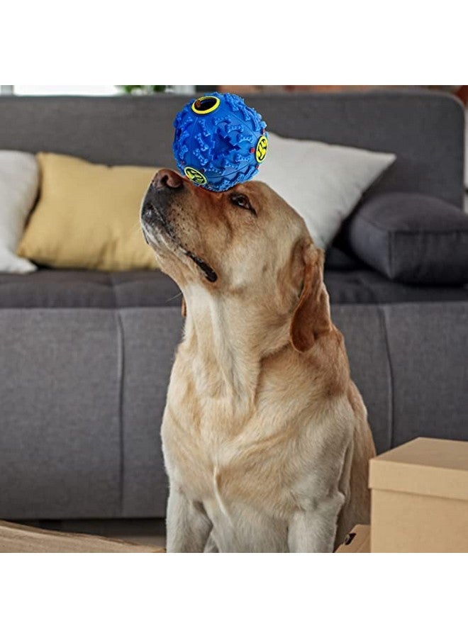 كرات مكافأة للكلاب، لعبة توزيع مكافأة مطاطية للكلاب التي تمضغ بقوة، ألعاب ألغاز تفاعلية بطيئة التغذية لتنظيف الأسنان (متعددة الألوان) - Image 5