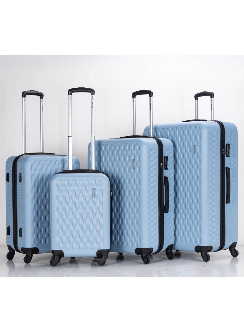 VIPTOUR - 4-Piece Hardside Spinner With Number Lock Luggage Trolley Set 20,24,28,32 Inches - Image 1
