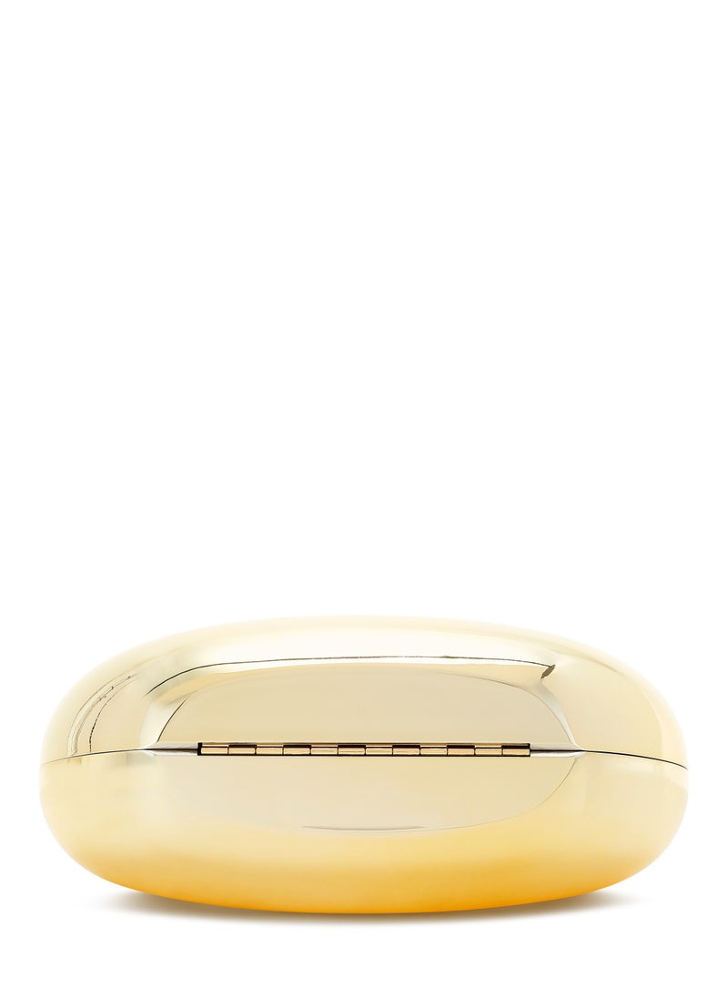 London Rag Acrylic Metallic Clutch Bag in Gold  - Image 4