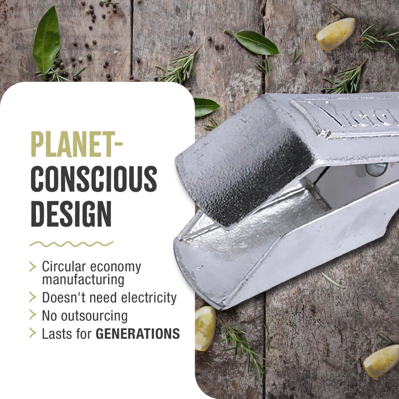 Victoria Cast Iron Ice Shaver, Margarita, Mexican, and Italian Ice Maker, Made in Colombia,Silver - Image 5