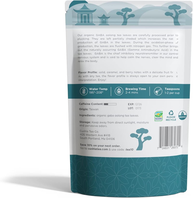 CUSHLA Taiwanese GABA Oolong Loose Leaf Tea - Image 5