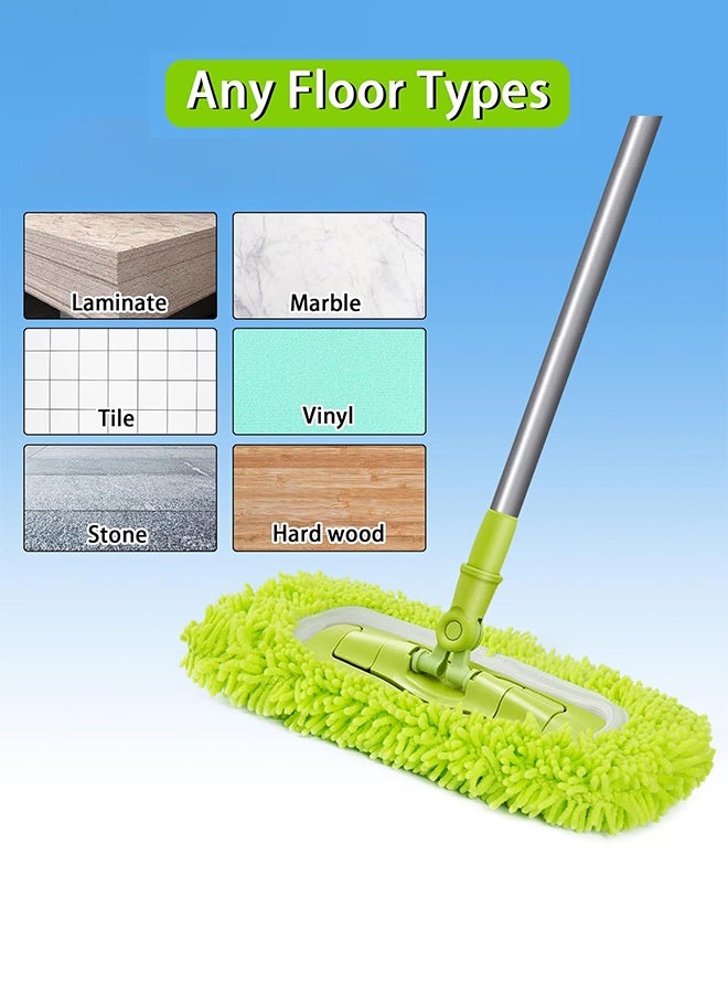 Sweet Life Reusable Dry Sweeping Cloths Microfiber Wet Mop Pads Compatible with Swiffer Sweeper Mop Replacement Sweeping Mopping pad Refills for Hardwood Surface Floor Cleaning (3PCS) - Image 4