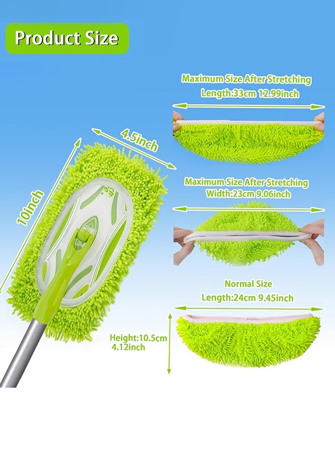 Sweet Life Reusable Dry Sweeping Cloths Microfiber Wet Mop Pads Compatible with Swiffer Sweeper Mop Replacement Sweeping Mopping pad Refills for Hardwood Surface Floor Cleaning (3PCS) - Image 2