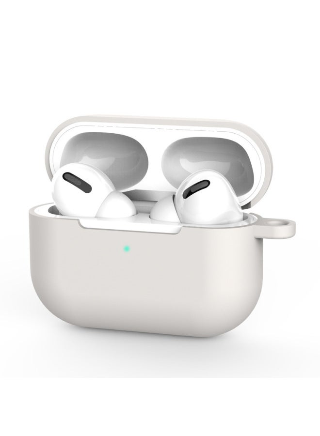 Airpods Pro Headphone Case For Apple 3 Generation Bluetooth Headset Silicone Protective Case Airpods Protective Case-Colour:Rock Gray-Applicable Model:Airpods Pro  - Image 1