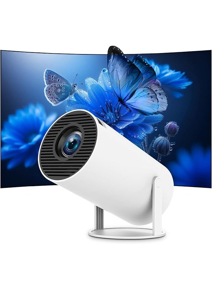 Mini Portable Projector 4K Support – 1080P Full HD – Android 11 Compatible – Wi-Fi 6 & Bluetooth 5.0 – 180° Rotation – Auto Keystone – Home Theater Display - Image 1