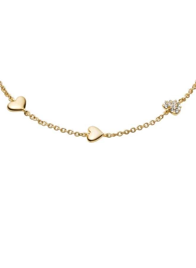 FOSSIL  JA7299710 Base Metal Jewelry with Cubic Zirconia for Women | Best Price UAE