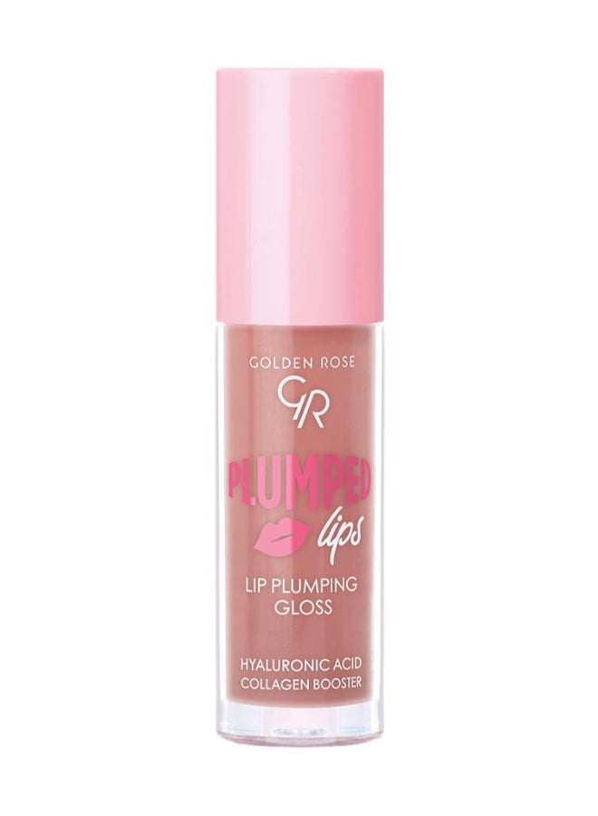Golden Rose Plumped Lips Lip Plumping Gloss 207 Pink Beige - Image 1