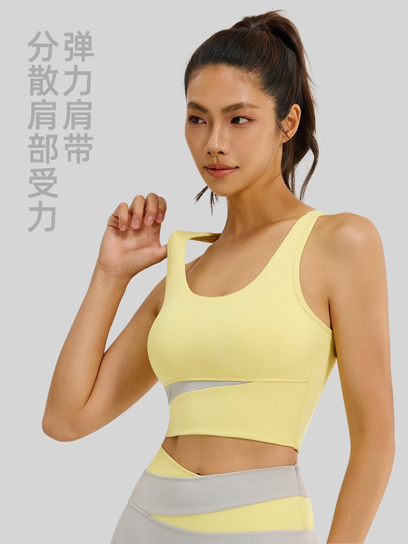 Juyitang Removable Chest Pad Beauty Back Fitness Sports Underwear Yoga High Strength Shockproof Sports Bra - Image 3