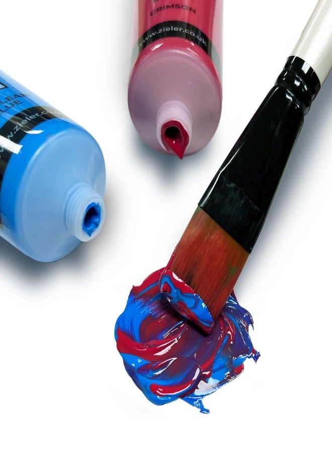 Zieler® Violet Premium Acrylic Paint, 120ml Tube - Image 2