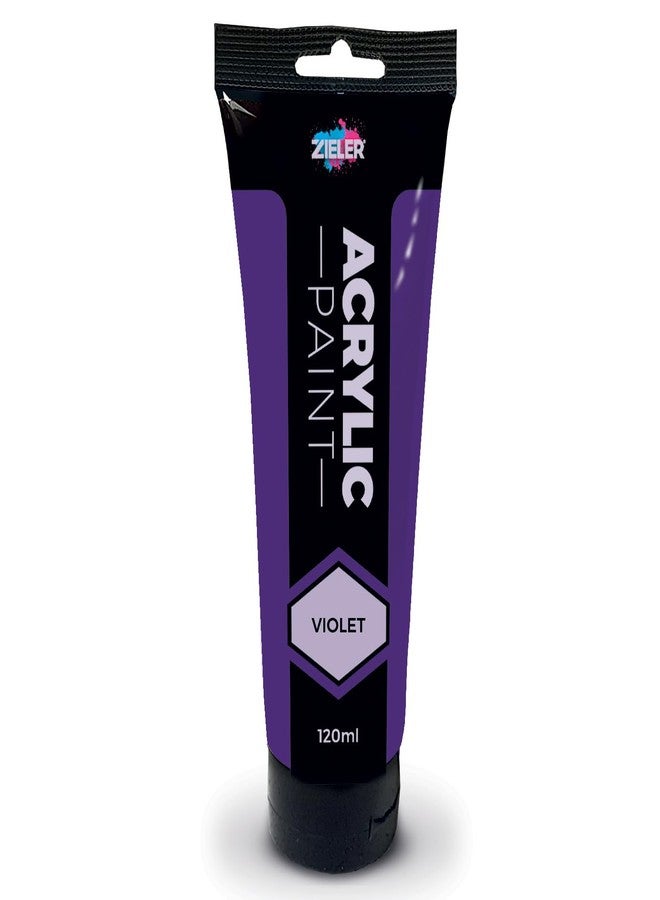Zieler® Violet Premium Acrylic Paint, 120ml Tube - Image 1