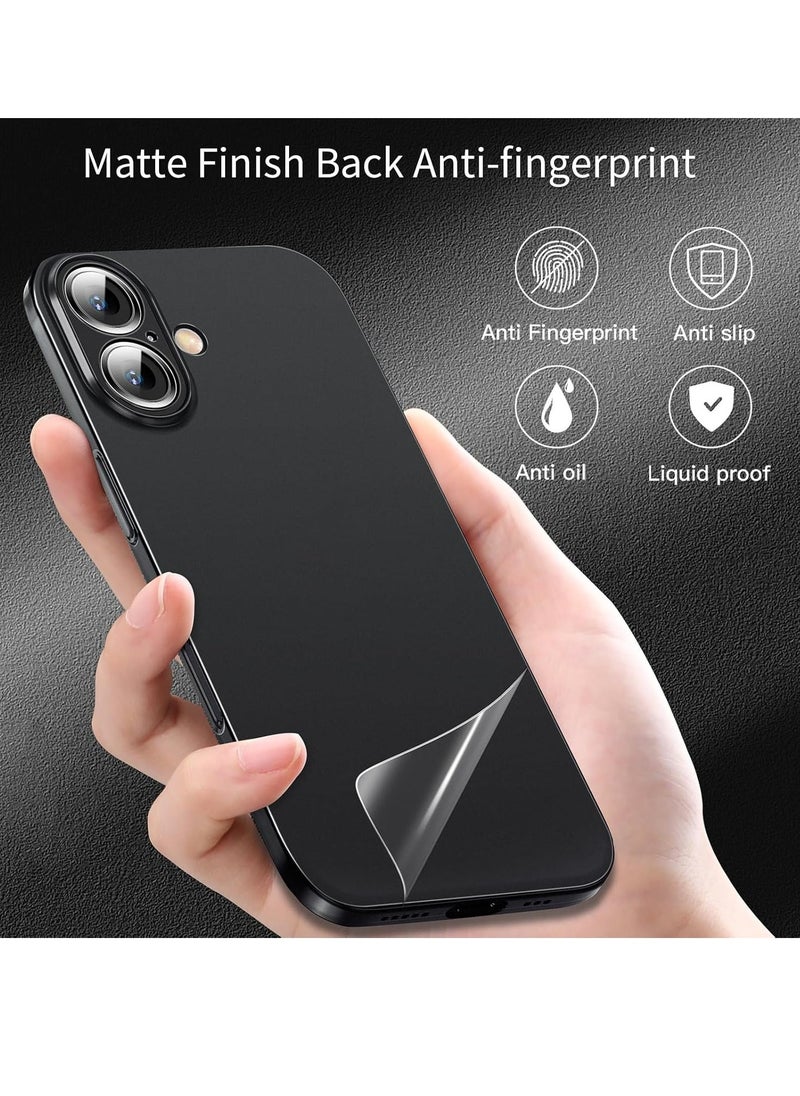 ELTRAZONE iPhone 16 Plus Slim Case, 0.2mm Fit [Paper-Thin] Lightweight Case Matte Finish PP Back Cover Protection [Anti-Fingerprints & Yellowing], Compatible with iPhone 16 Plus 6.7 Inch – Black - Image 5