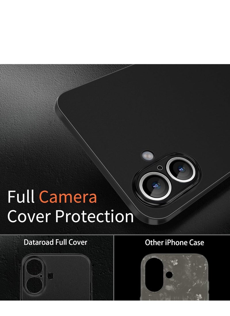 ELTRAZONE iPhone 16 Plus Slim Case, 0.2mm Fit [Paper-Thin] Lightweight Case Matte Finish PP Back Cover Protection [Anti-Fingerprints & Yellowing], Compatible with iPhone 16 Plus 6.7 Inch – Black - Image 3