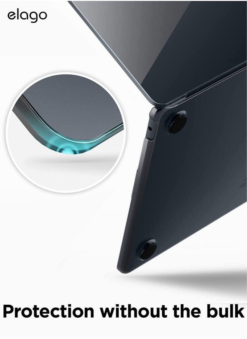 Elago - Slim Hard for MacBook Air 13 inch M4 A3240 (2025) / M3 A3113 (2024) / M2 A2681 (2022) Case Cover Ultra Slim, Full Protection, Access to All Features – Dark Gray - Image 1