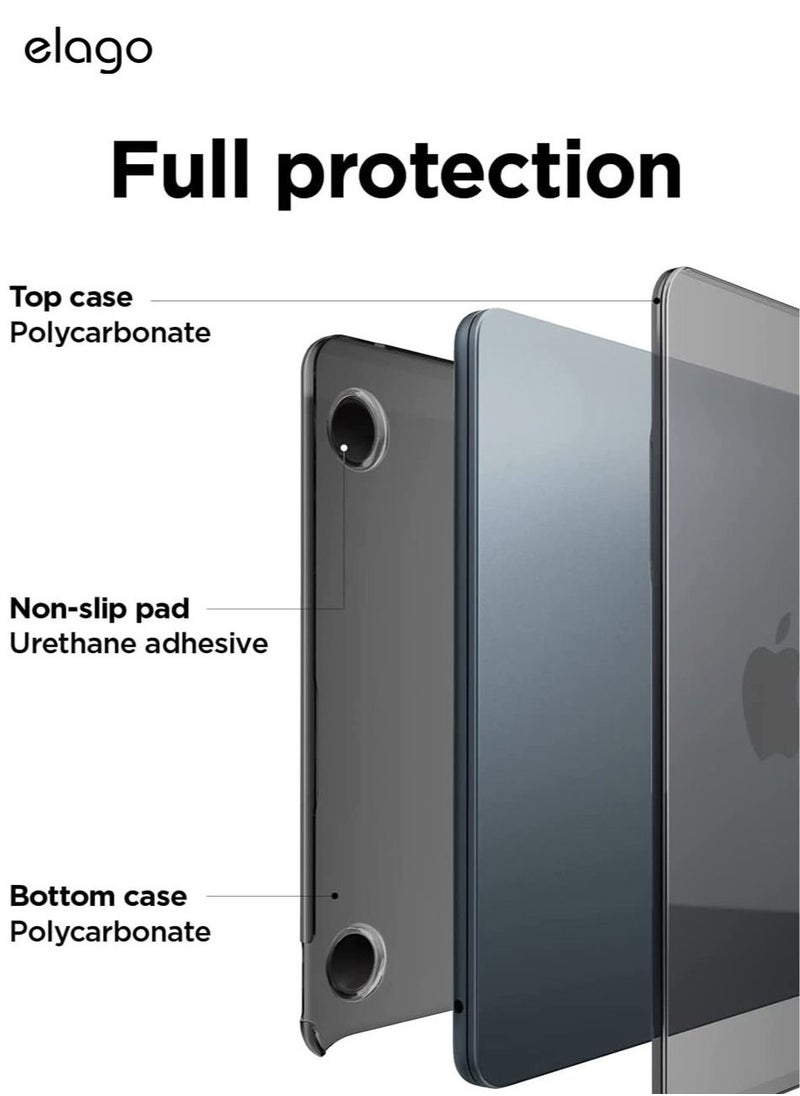 Elago - Slim Hard for MacBook Air 13 inch M4 A3240 (2025) / M3 A3113 (2024) / M2 A2681 (2022) Case Cover Ultra Slim, Full Protection, Access to All Features – Dark Gray - Image 1