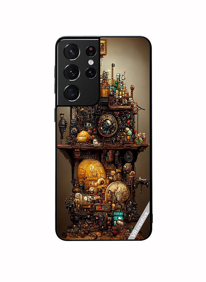 VR CREATIVE Protective Case Cover For Samsung Galaxy S21 Ultra 5G Jigsaw Puzzles Design Multicolour - Image 1