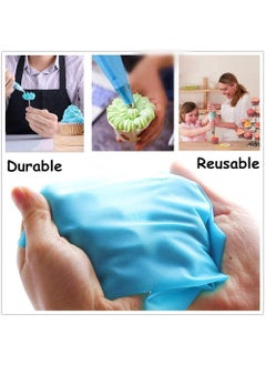 SARVANGAH SARVANGAH 24 PCs Cake Decorating Nozzle with Icing Piping Bag Frosting Icing Piping Bag Tips with Steel Nozzles Reusable Washable 24 Pcs  - Image 5