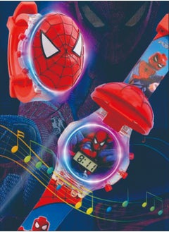 Children's Cartoon Luminous Music Watch Marvel Spiderman Boy Girl With LCD Display Flashing Light Electronic Toy Watch - pzsku/Z10E4FA0E56BB38EC18D3Z/45/_/1718355002/07954522-bbf8-45e5-ba96-d70a176c8ceb