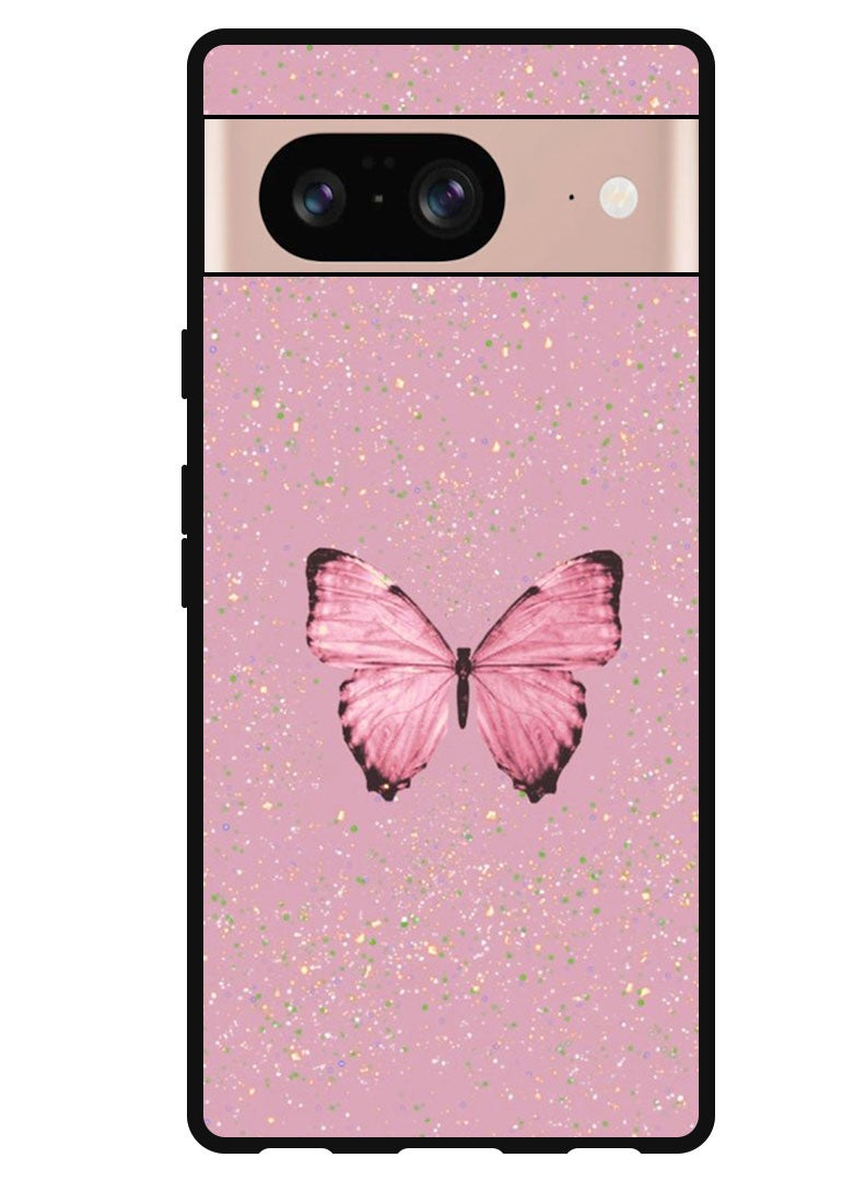 Theodor Protective Case Anti Scratch Shock Proof Bumper Cover For Google Pixel 8 Glitter Butterfly 1 - Image 1